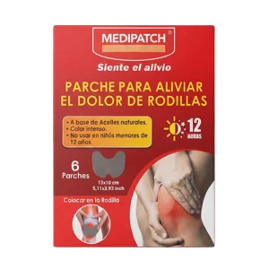 PARCHE PARA ALIVIAR DOLOR DE RODILLAS PACK X 6 UND (MEDIPATCH)