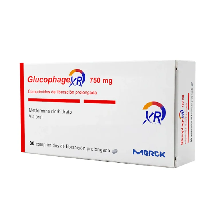 GLUCOPHAGE XR 750MG X 30 COMP (METFORMINA)(MERCK)