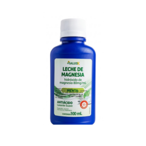 LECHE DE MAGNESIA SABOR MENTA 80MG/ML X 100ML (HIDROXIDO DE MAGNESIO) SALUDX