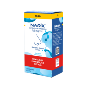 NARIX 0,5MG/ML GOTAS NASAL 30ML (NAFAZOLINA) (CIMED)