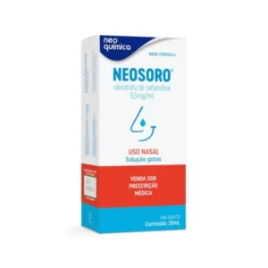 NEOSORO SOL NASAL 30ML (NAFAZOLINA) (FANASAL) (GOTAS)(NEO QUIMICA)