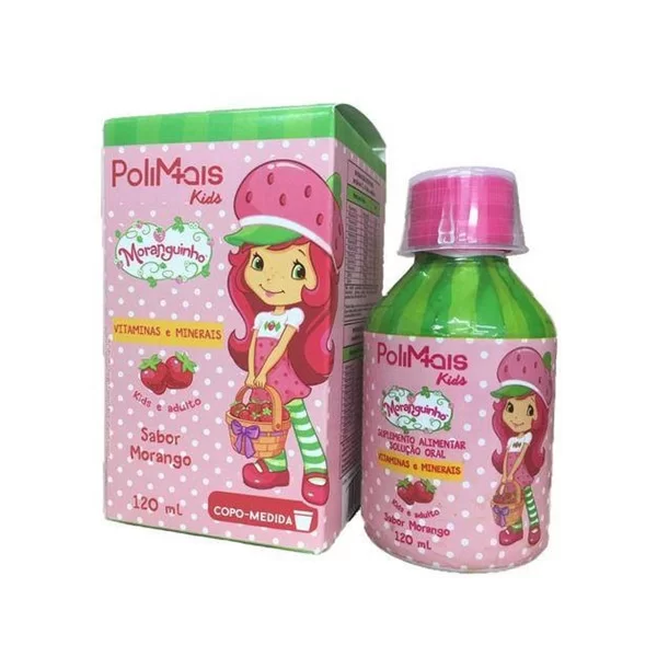 POLIMAIS KIDS FRESITA SUPLEMENTO JBE X 120ML S/MORA (JARABE)