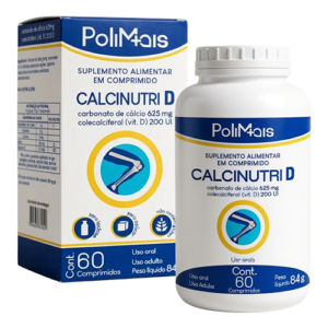 POLIMAIS CALCINUTRI D 625MG 200UI X60 CAP