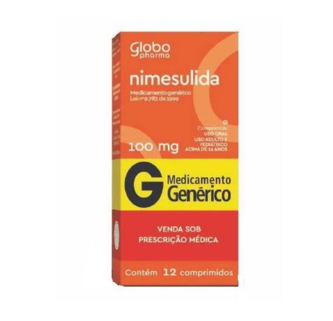 NIMESULIDA 100MG X 12 COMP (GLOBO PHARMA)