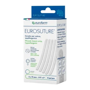 SUTURA ADHESIVA EUROSUTURE 6MM X 75MM X CAJA (MMQ)