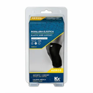 RODILLERA ELASTICA CON ALMOHADILLAS TALLA M (KX MEDICAL)