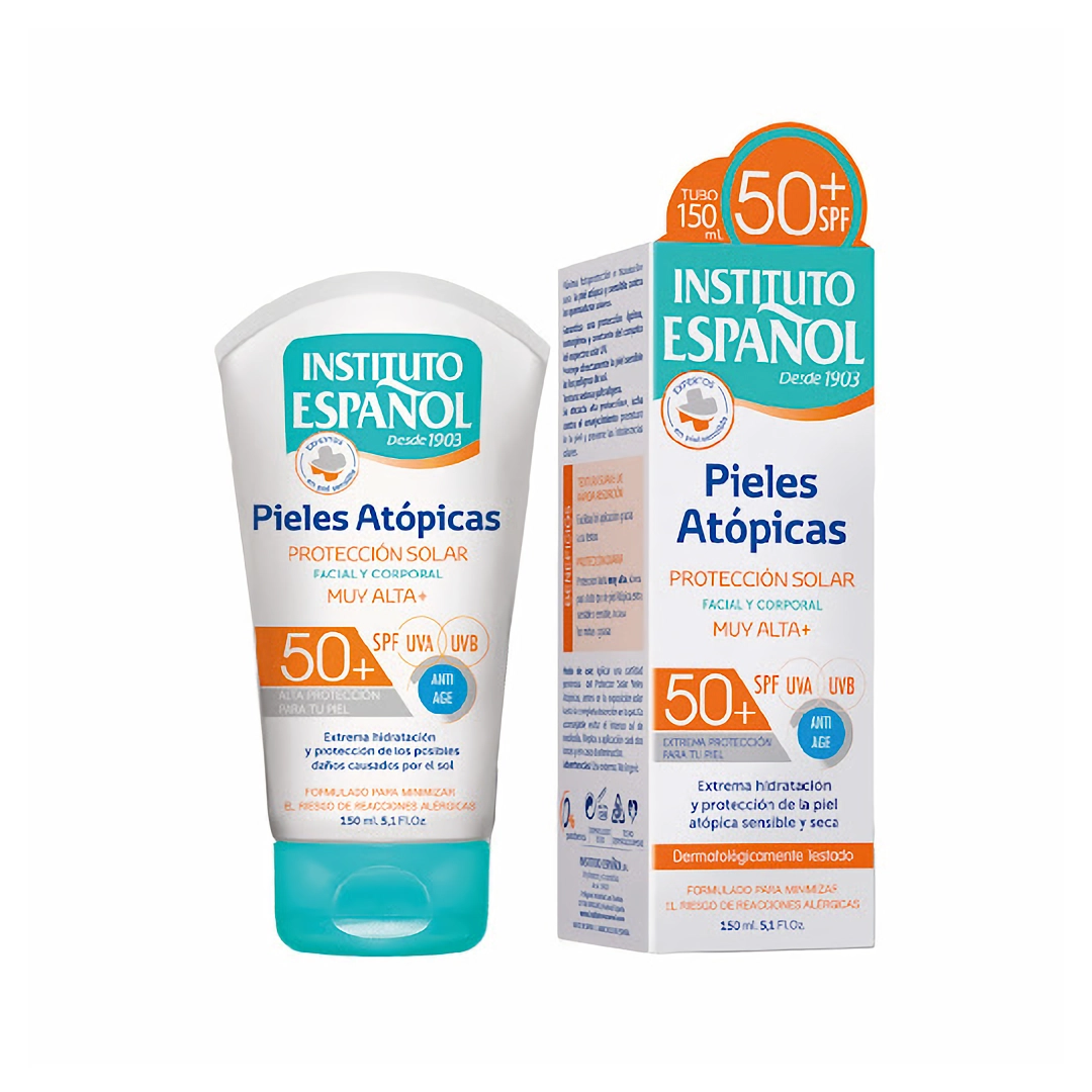 PROTECTOR SOLAR PARA PIELES ATOPICAS SPF 50 X 150ML (INSTITUTO ESPAÑOL)