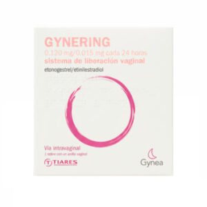 GYNERING 0.120MG/0.015MG ANILLO VAGINAL (ETONOGESTREL/ETINILESTRADIOL)(TIARES)