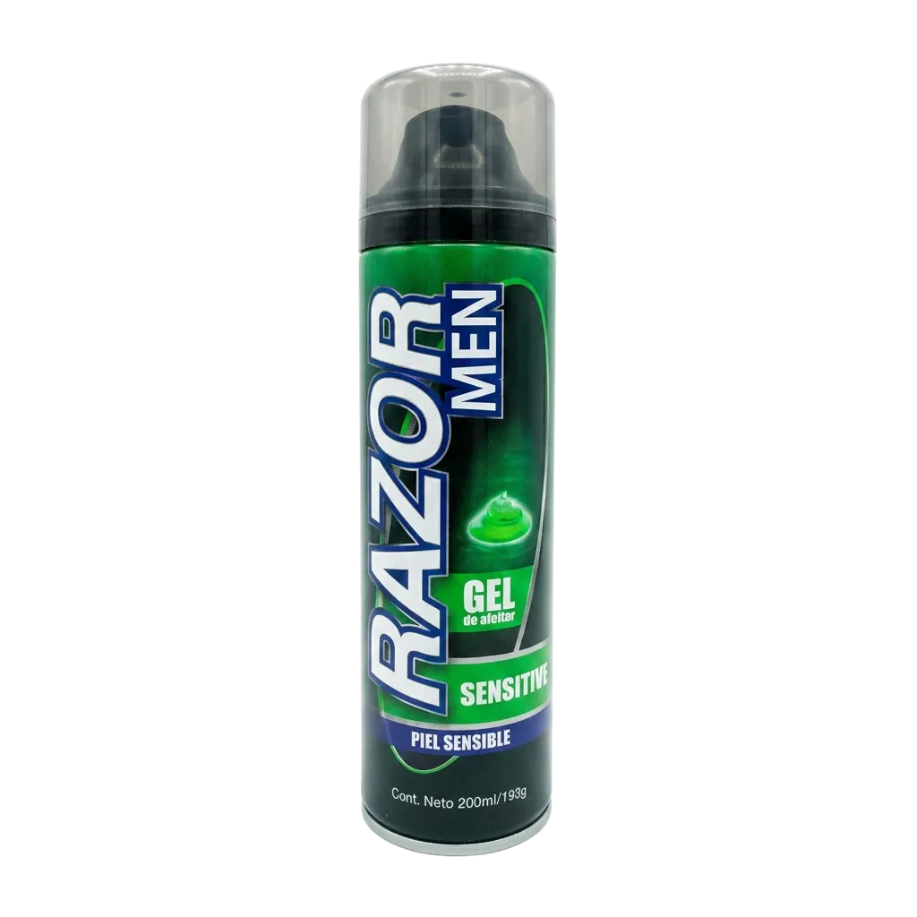 GEL DE AFEITAR PARA PIEL SENSIBLE HOMBRE 200ML (RAZOR)