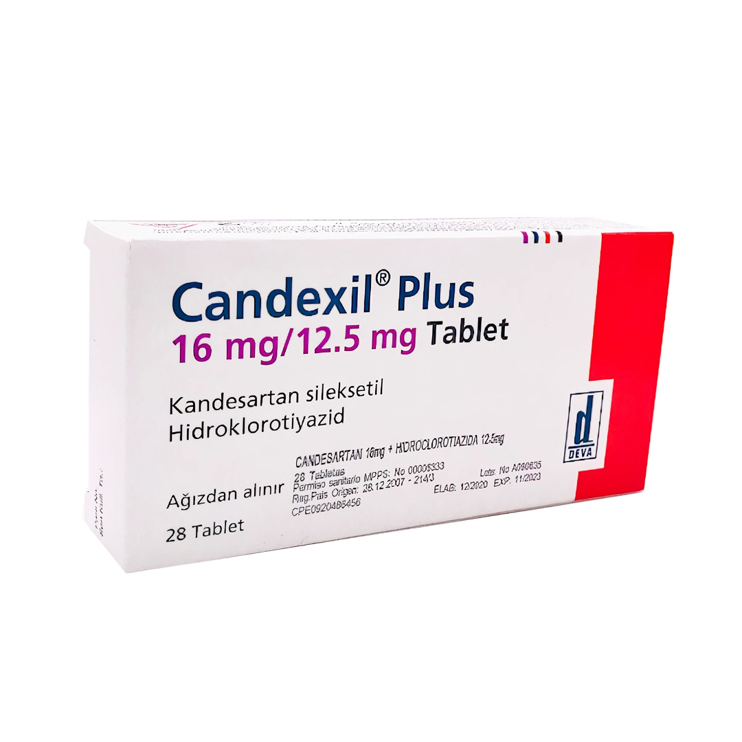 CANDEXIL PLUS 16 / 12.5 X 28 TAB(CANDESARTAN / HIDROCLOROTIAZIDA)(DEVA)
