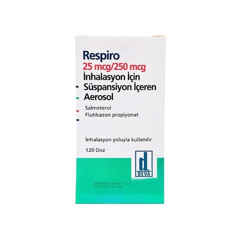 RESPIRO INH 25MCG/250MCG X 120 DOSIS (FLUTICASONA+SALMETEROL)(DEVA)