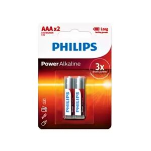 BATERIAS PHILIPS POWER ALKALINE AAA BLISTER X2