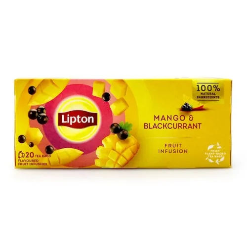 TE LIPTON INFUSION X 20 SOBRES (MANGO Y BLACKURRANT)