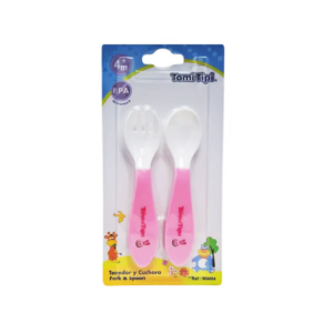 SET DE CUCHARA Y TENEDOR 4M+ (REF 500004) (TOMI TIPI)