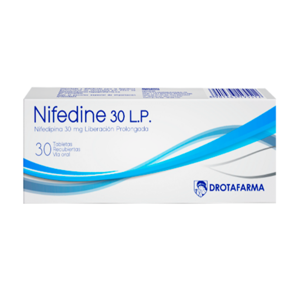 NIFEDINE LP 30 MG X 30 TAB (NIFEDIPINA) DROTAFARMA