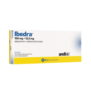 IBEDRA 150MG + 12.5MG X 14 TAB (IRBESARTAN HCT) (ANDILAB)