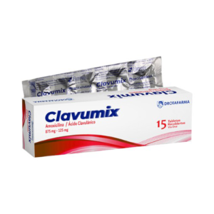 CLAVUMIX 875MG-125MG X 15TAB(AMOXICILINA+ACD CLAVULANICO)(DROTAFARMA)