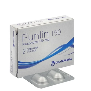 FUNLIN 150MG X 2 CAPSULAS (FLUCONAZOL)(DROTAFARMA)