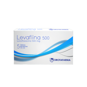 LEVAFLINA 500MG X 5 TAB (LEVOFLOXACINA)(DROTAFARMA)