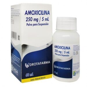AMOXICILINA 250 MG/ 5 ML JBE 60 ML (DROTAFARMA)