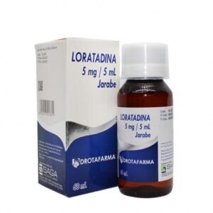 LORATADINA 5MG/5ML JARABE X 60ML PED (DROTAFARMA)