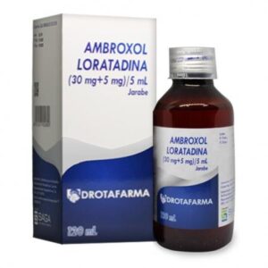 AMBROXOL + LORATADINA 30MG-5MG/5ML 120ML (JARABES) (DROTAFARMA)