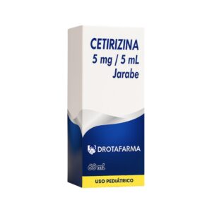 CETIRIZINA 5MG/5ML X 60ML PED (JARABES) (DROTAFARMA)