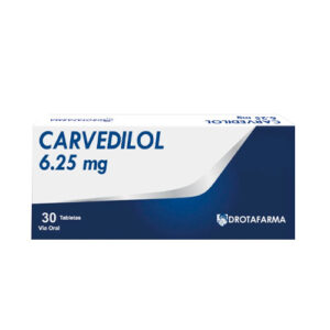 CARVEDILOL 6.25MG X 30 TAB (DROTAFARMA)