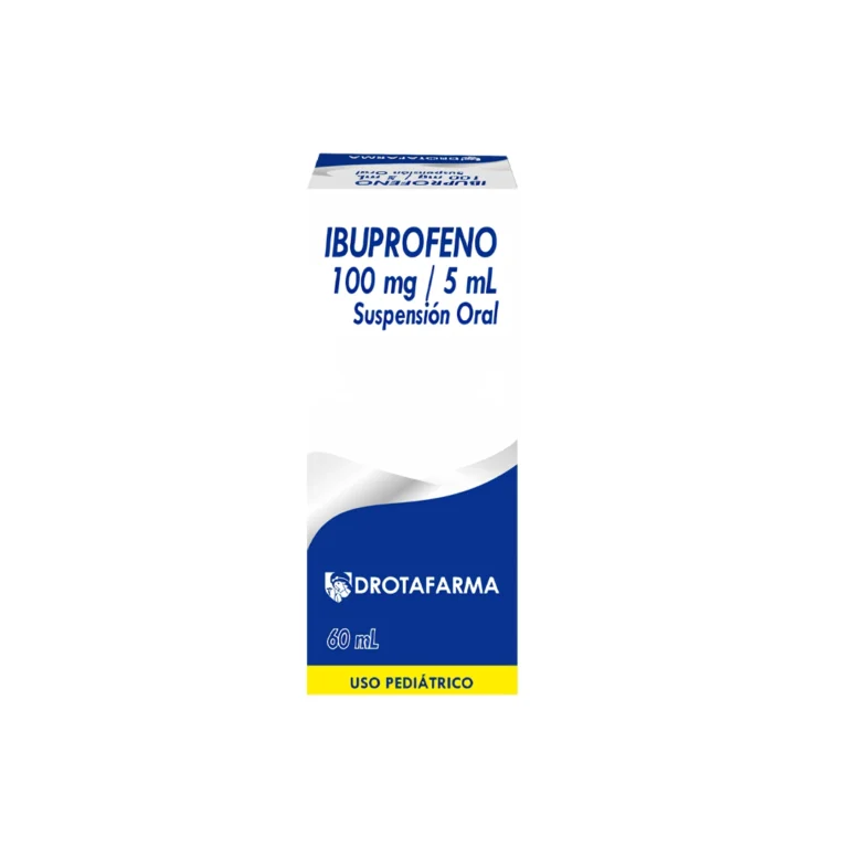 IBUPROFENO 100MG / 5ML SUSP X 60ML PED (DROTAFARMA)
