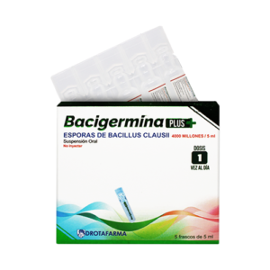 BACIGERMINA PLUS CLAUSII 4000 M/5 ML X 1 VIAL (DROTAFARMA)