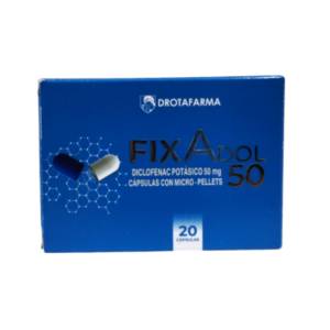 FIXADOL 50 MG X 20 CAP (DICLOFENAC) (DROTAFARMA)