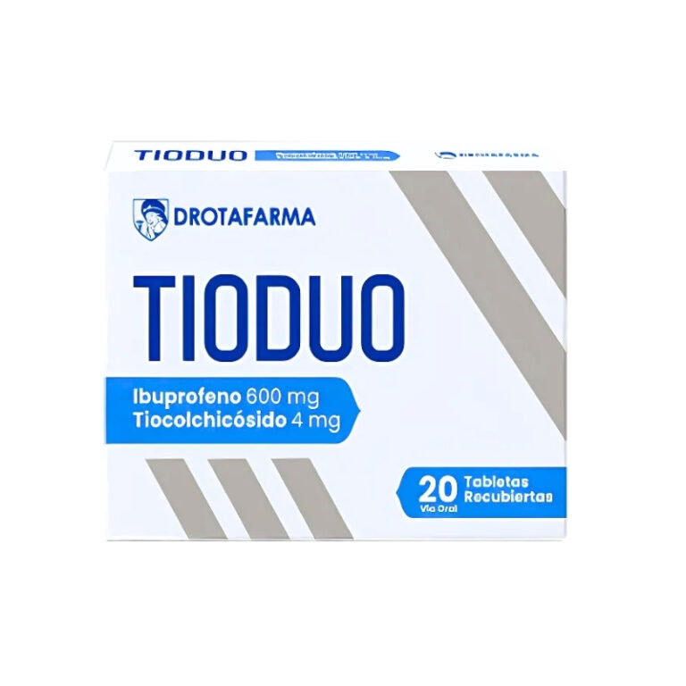 TIODUO 600MG/4MG X 20 TAB (IBUPROFENO-TIOCOLCHICOSIDO) DROTAFARMA