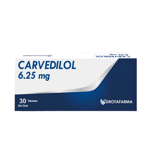 CARVEDILOL 6.25 MG X 30 TAB (DROTAFARMA)