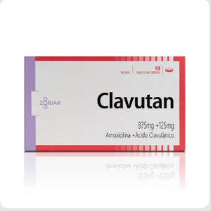 CLAVUTAN 875 / 125 MG X 10 TAB (AMOXICILINA + ACIDO CLAVULANICO) (ZORIAK)