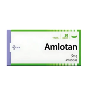 AMLOTAN 5 MG X 30 TAB (AMLODIPINA)(ZORIAK)