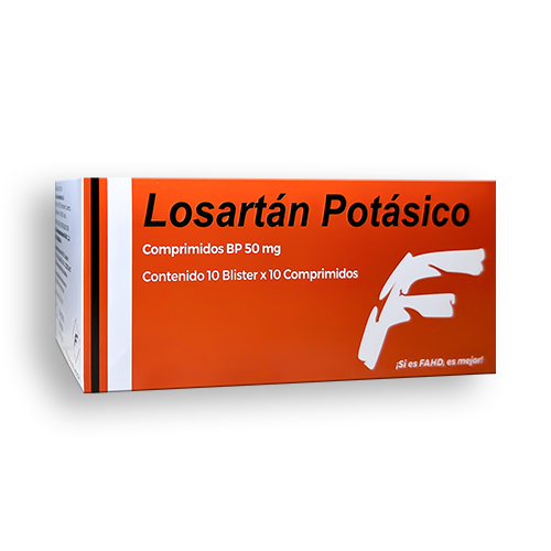 LOSARTAN POTASICO 50 MG X 10 TAB (FAHD)