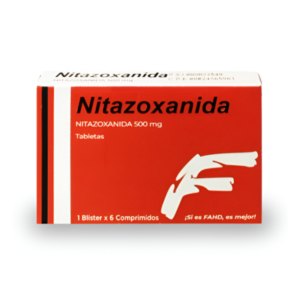 NITAZOXANIDA 500 MG X 6 COMP (FAHD)