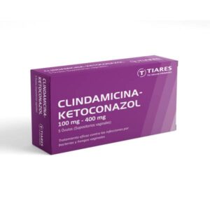 CLIKET DUO 5 OVULOS (CLINDAMICINA 100 MG – KETOCONAZOL  400 MG) (TIARES)