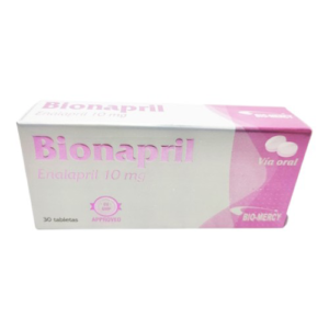 BIONAPRIL 10MG X 30 TAB (ENALAPRIL)(BIOMERCY)(TABLETAS)