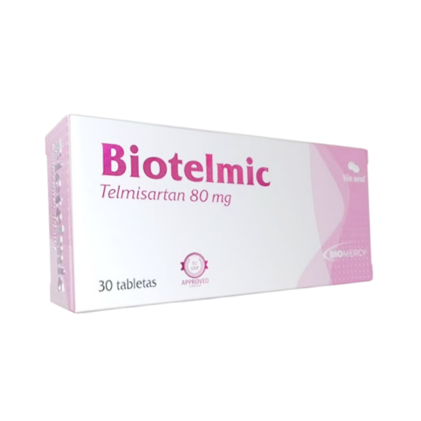 BIOTELMIC 80MG X 30 TAB (TELMISARTAN) (BIOMERCY)