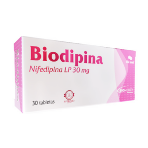 BIODIPINA L.P 30MG X 30 TAB (NIFEDIPINA) (BIOMERCY)