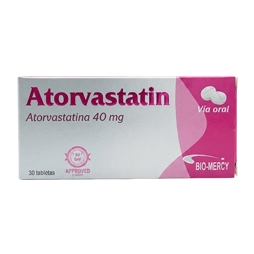 ATORVASTATIN 40MG X 30 TAB (ATORVASTATINA)(BIOMERCY)