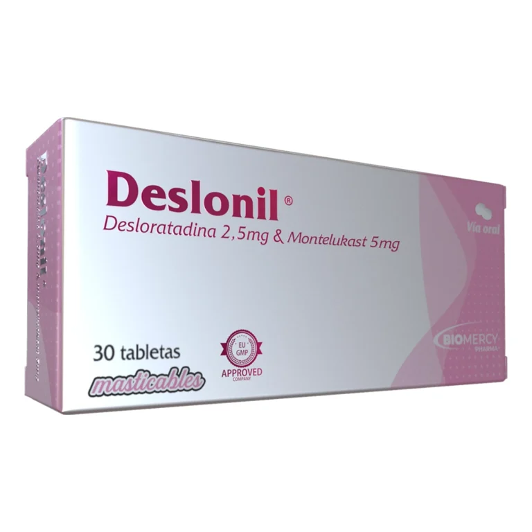 DESLONIL 2.5MG/5MG X 30 TAB (DESLORATADINA – MONTELUKAST)(BIOMERCY)