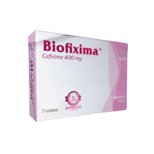 BIOFIXIMA 400MG X 5 TAB (CEFIXIMA)(BIOMERCY)(TABLETA)