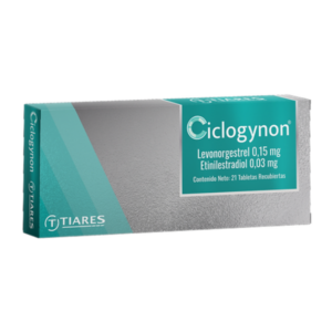 CICLOGYNON 0.15MG/0.03MG X 21 TAB (LEVONORG+ETINILEST)(TIARES)(TABLETAS)
