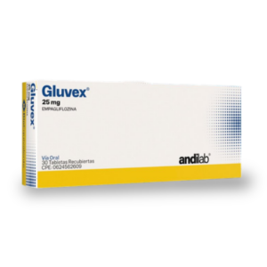 GLUVEX 25MG X 30 TAB (EMPAGLIFLOZINA)(ANDILAB)(TABLETAS)