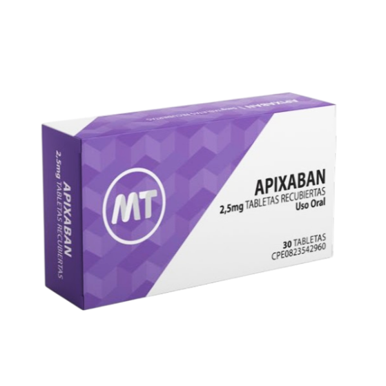 APIXABAN 2.5MG X 30 TAB (MT)(TABLETAS)