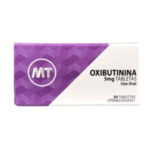 OXIBUTININA 5MG X30TAB (MT)(TABLETAS)
