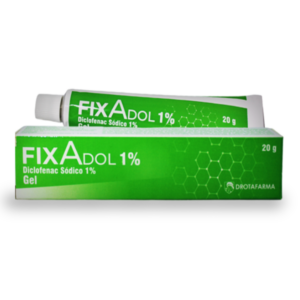 FIXADOL 1% GEL 20 GR (DICLOFENAC SODICO)(DROTAFARMA)
