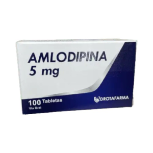 AMLODIPINA 5MG X 10 TAB (DROTAFARMA/ UNICURE) (TABLETAS)